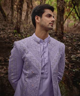Wisteria open jacket set 3