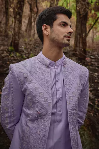 Wisteria open jacket set