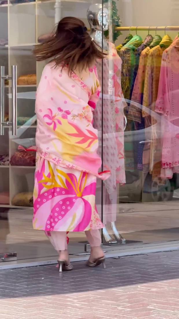 3287 Women Chanderi Silk Printed Kurta Pant Dupatta Set