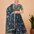 Digital Print Georget Multi Sequnce Work Lehenga Choli With Unstitched Blouse and Stitched print Dupatta For Women