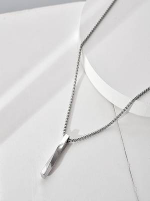 Silver plated unisex pendant chain 1