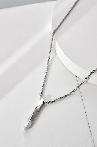 Silver plated unisex pendant chain