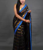 Khadi Handloom Check Saree With Blouse Piece