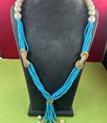 Turqoise beads pearl necklace