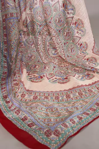 Women'S Wedding Special Bandhej Work Saree