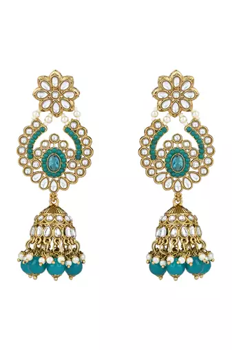 traditional kundan pearl choker necklace jewellery set