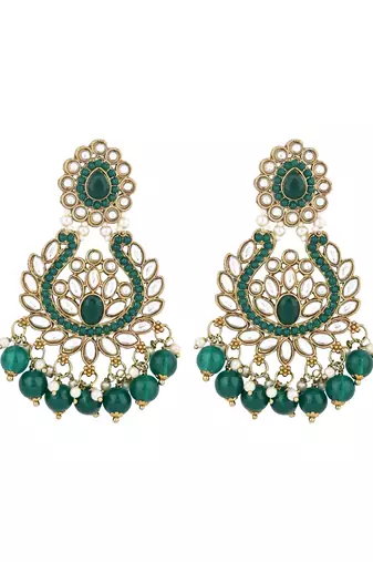 traditional kundan pearl drop choker necklace jewellery set