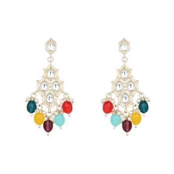 traditional kundan necklace jewellery set 3