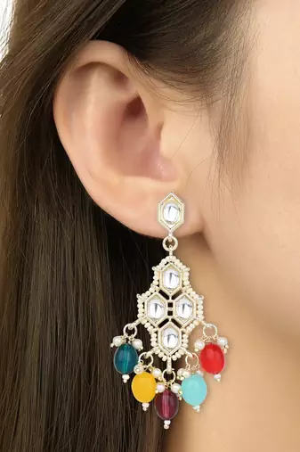traditional kundan necklace jewellery set