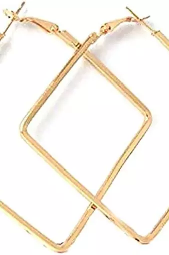square shaped earrings
