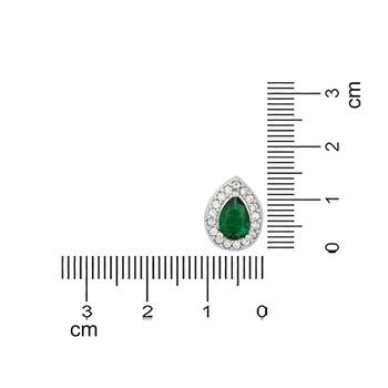 stylish latest fashion silver plated cz american diamond stud earrings 5
