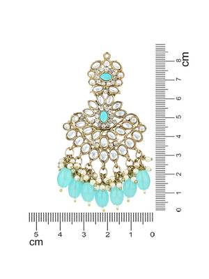 traditional kundan pearl chandbali earrings 5