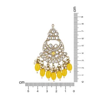 traditional kundan pearl chandbali earrings 4
