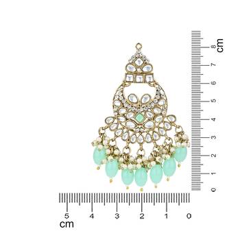 traditional kundan pearl chandbali earrings 5
