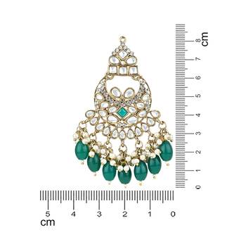 traditional kundan pearl chandbali earrings 5
