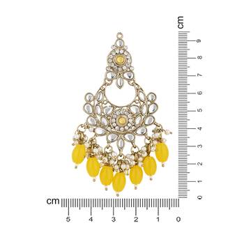 traditional kundan pearl chandbali earrings 5