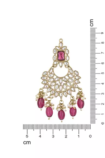 traditional white kundan pearl handcrafted dangle chandbali earrings ethnic jewellery