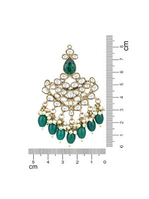traditional kundan pearl chandbali earrings 5