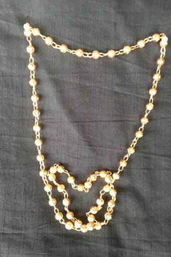 Kholapur traditional bormal necklace chain golden mala