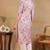 Women white printed cotton kurti