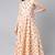 Women peach printed cotton kurti