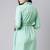 Women green printed crepe short kurta