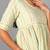 Women cream printed cotton kurti