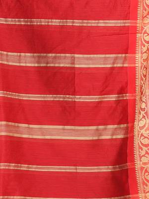 Steel grey cotton silk saree with nakshi borders 4
