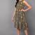 Women blue printed cotton kurti