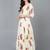 Women cream plain cotton kurti
