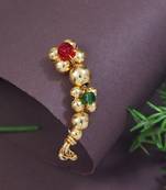 Elegant Non-Piercing Maharashtrian Ethnic Pearl Nath