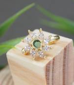 Pressing Type Non-Piercing Nose Pin with Sparkling Stones