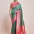 Green Banarasi Satin silk Zari Woven Saree