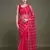 Dark Pink Sequins Work Net Saree Comes With Unstitched Blouse Piece