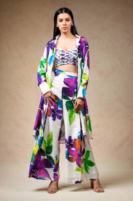 Tunic with pants , bustier 1