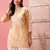 Hand Embroidered Yellow Cotton Lucknowi Chikankari Short Kurti