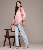 Aarke peach full sleeve shirt