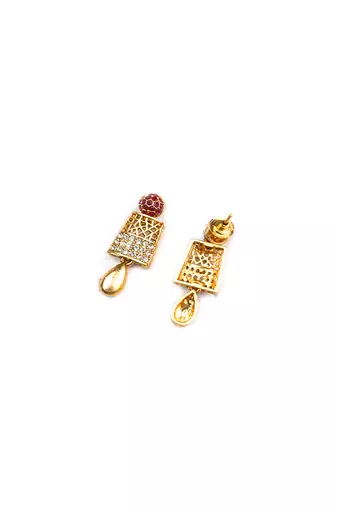 Gold plated ad stone set