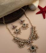 Gold plated guttapusallu pendent set