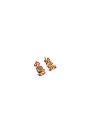 Ruby green kemp chokar set 5