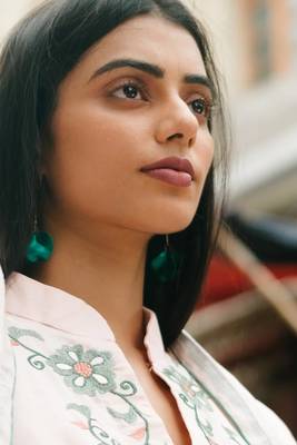 Embroidered Linen Kurta and Dupatta Stitched  4