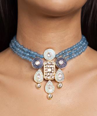 Tranquil blue choker 2