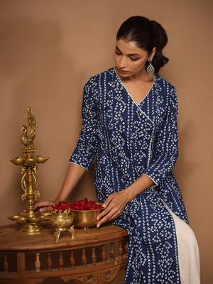 Women A line Printed Kurta 1