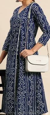 Women A line Printed Kurta 5