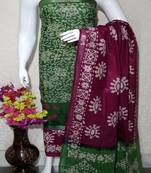 Bhagalpuri Cotton Slub Dress Material 