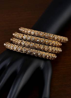 Antique look zircon stone bangles bd704 2