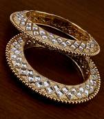 Antique look kundan bangles bd705