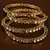 Kundan stone embellished meenakari bangles bd719
