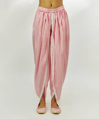 Pastel pink printed kaftan set 3