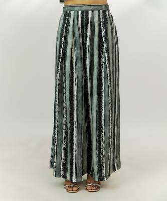 Black printed kurta and pallazzo set 3